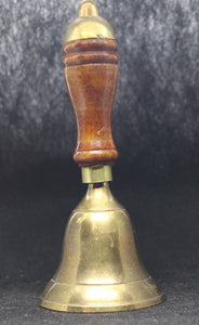 Solid Brass Hand Bell With Wood Handle