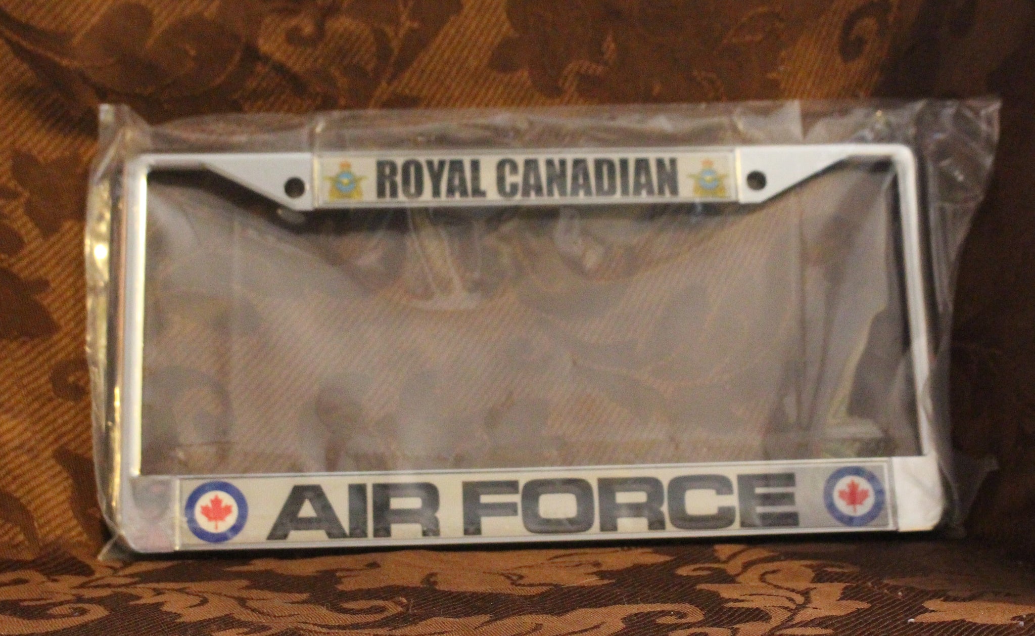 Royal Canadian Air Force Metal License Plate Holders