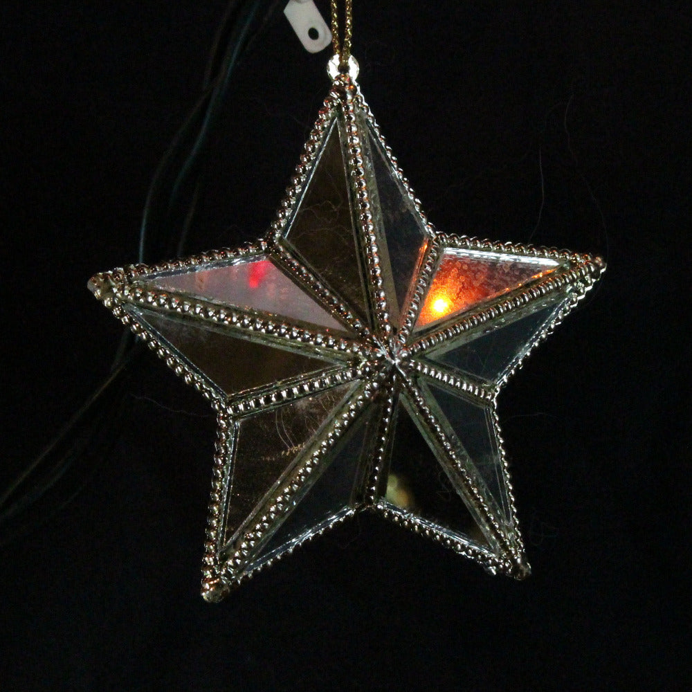 Mirrored Star Christmas Ornament