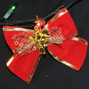 Red Bow Christmas Ornament