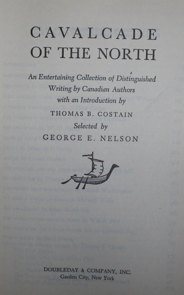 Vintage Calalcade of the North, une collection divertissante d'écrits distingués par des auteurs canadiens, 1958