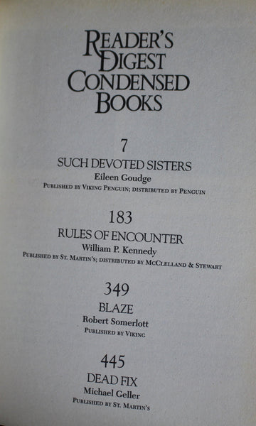 Readers Digest Condensed Book, 1992