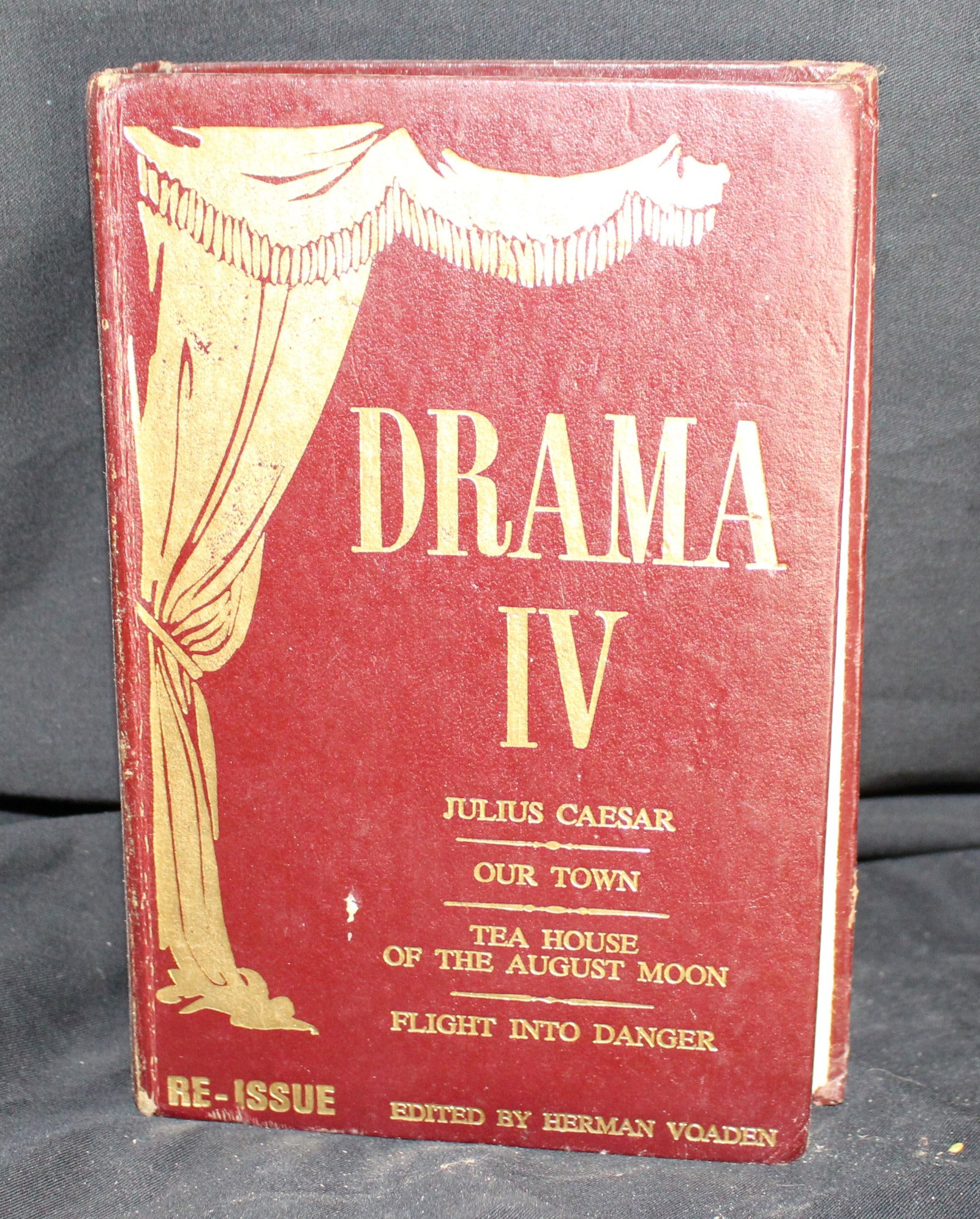 Drama IV Embossed Hardcover Book Containing Four Plays