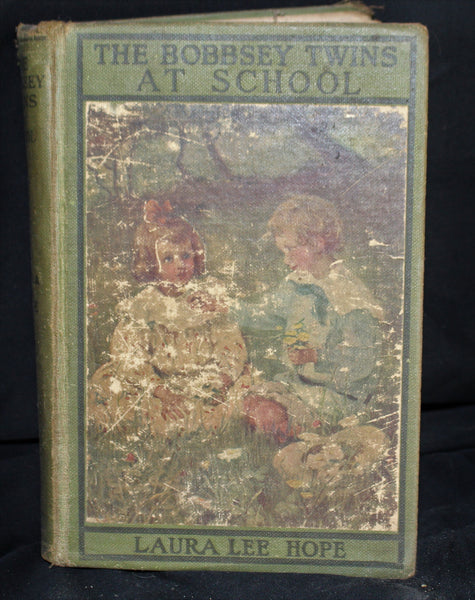 Antique Hardcover Book - The Bobbsey Twins At School by Laura Lee Hope