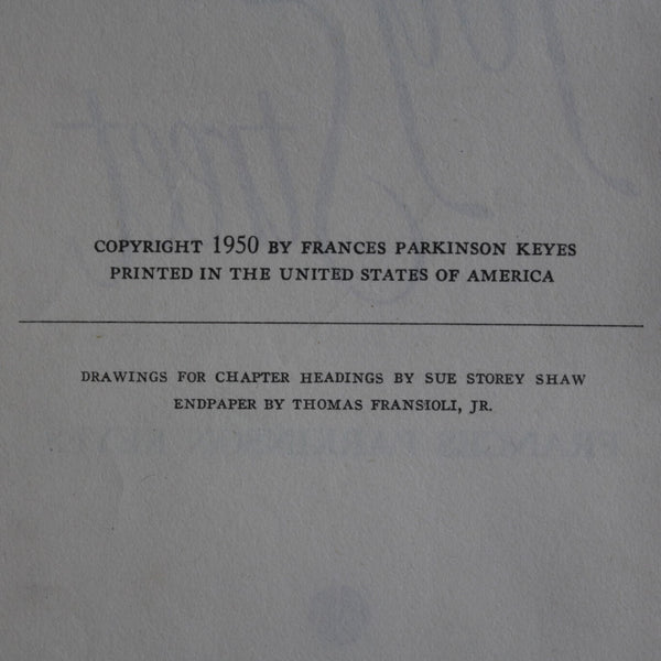 Vintage Hardcover First Edition  Joy Street by Frances Parkinson Keyes, 1950