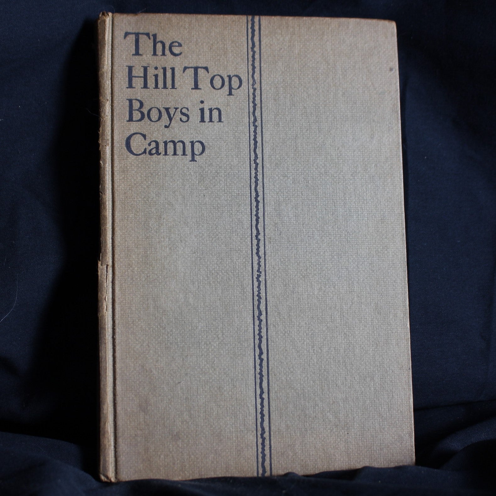 Vintage Hardcover The Hilltop Boys In Camp by Cyril Burleigh, 1917