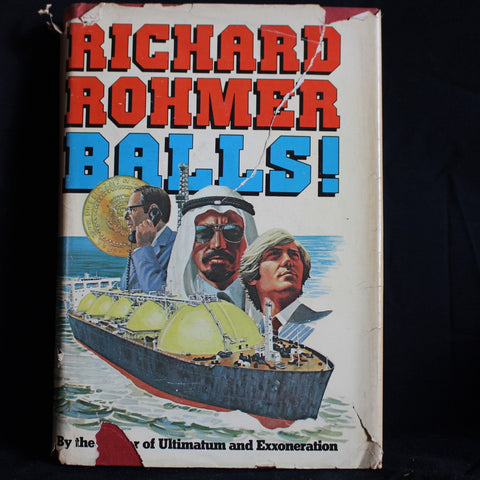 Hardcover First Edition Balls! by Richard Rohmer, 1979