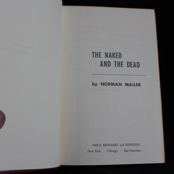 Vintage Hardcover First Edition The Naked and the Dead by Norman Mailer, 1948