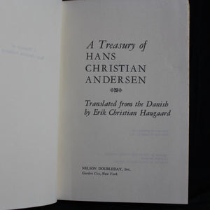Hardcover A Treasury of Hans Christian Andersen by Hans Christian Andersen, Erik Christian Haugaard (translator), 1974