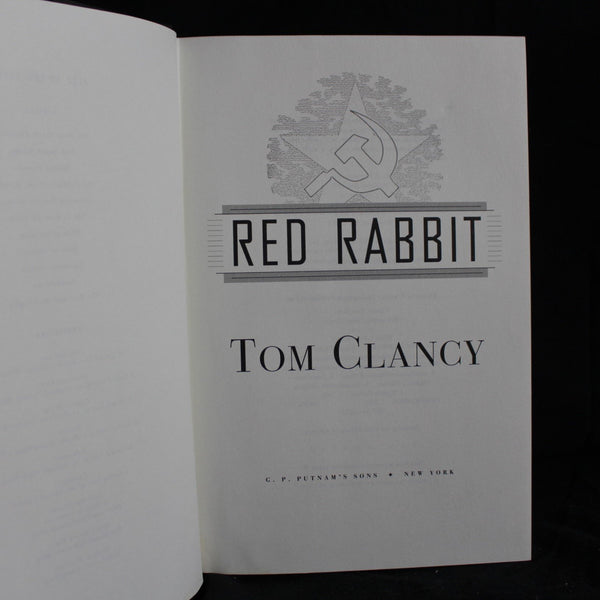 Hardcover First Edition Red Rabbit by Tom Clancy, 2002