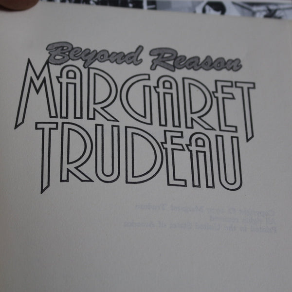 Vintage Hardcover Beyond Reason by Margaret Trudeau, 1979