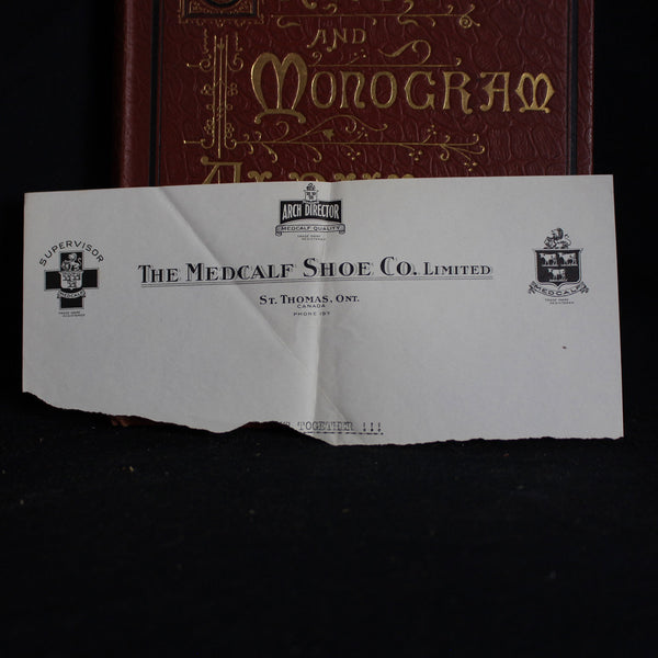Extremely Rare William S Lincoln Crest and Monogram Album, c 1900