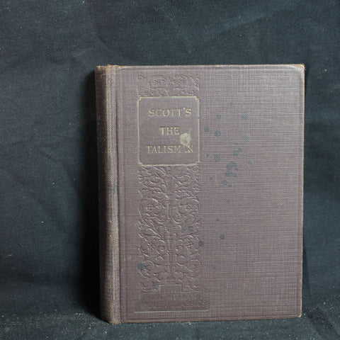 Vintage Hardcover Embossed The Talisman by Walter Scott, 1930