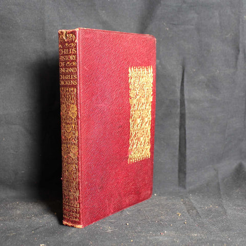 Vintage Hardcover A Child's History of England by Charles Dickens, 1913
