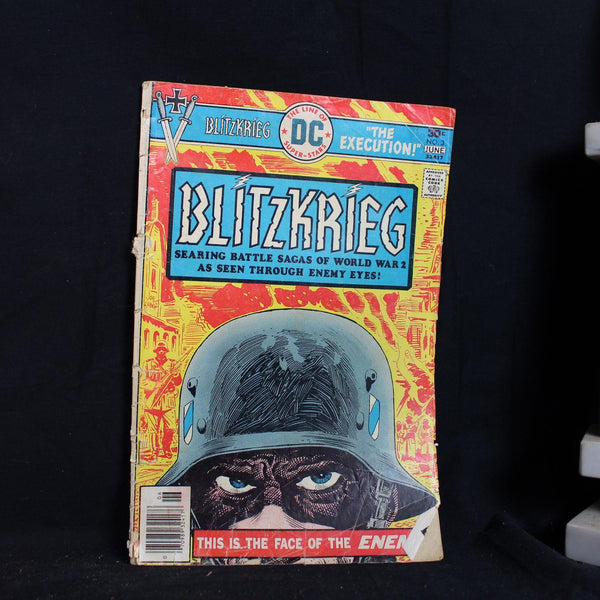 Rare Vintage Blitzkrieg (1976) Issue 3 Comic book by DC Comics