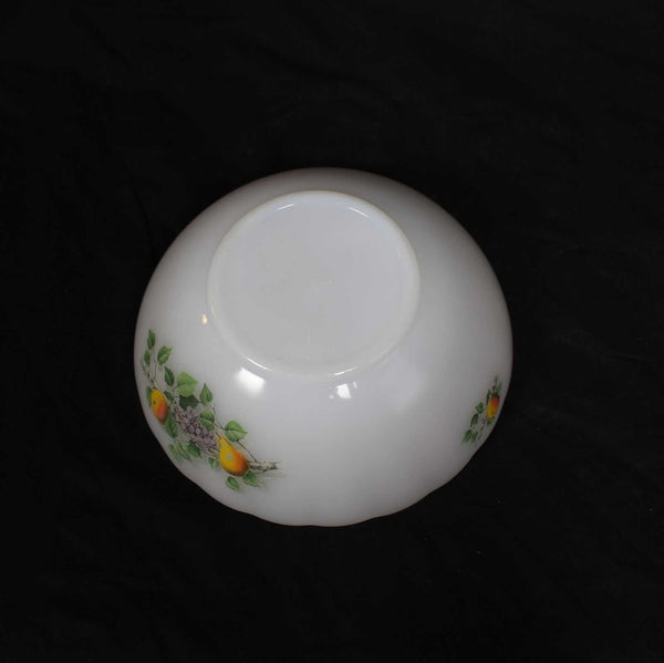 Vintage White Milk Glass Bowl Arcopal France
