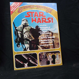 Vintage 1977 Science Fantasy Film Classics Magazine #1 Star Wars Special Issue Front