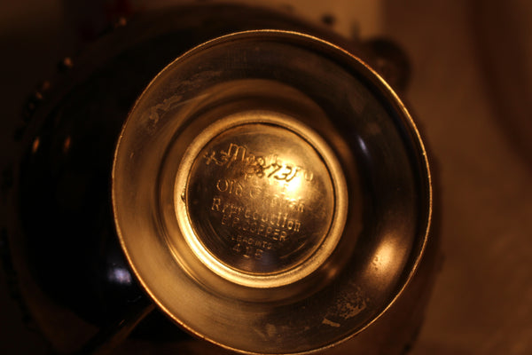 Vintage Marlboro Old English Electroplated Copper Creamer