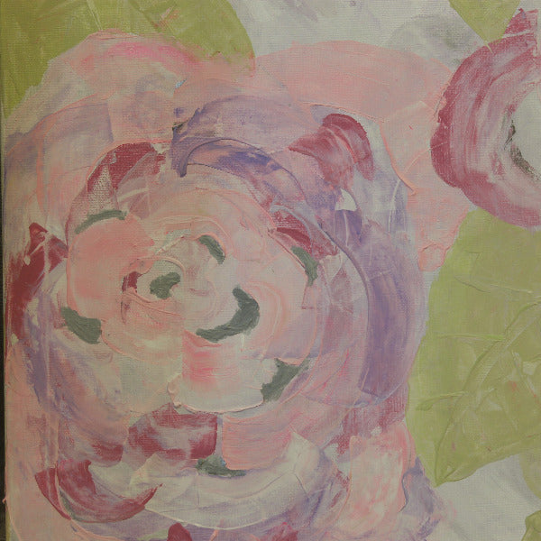 New Original Textured Acrylic Painting Spring Flowers -182