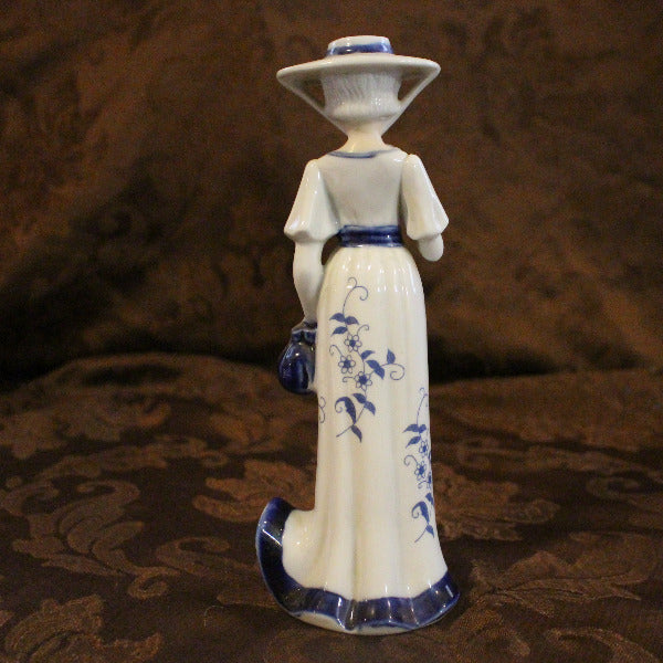 Vintage Standing Lady Porcelain Figurine by N.C. Cameron & Sons