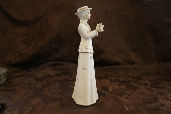 Vintage Victorian Lady Porcelain Figurine
