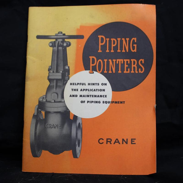 Vintage 1951 Piping Pointers Produced By Crane Supply