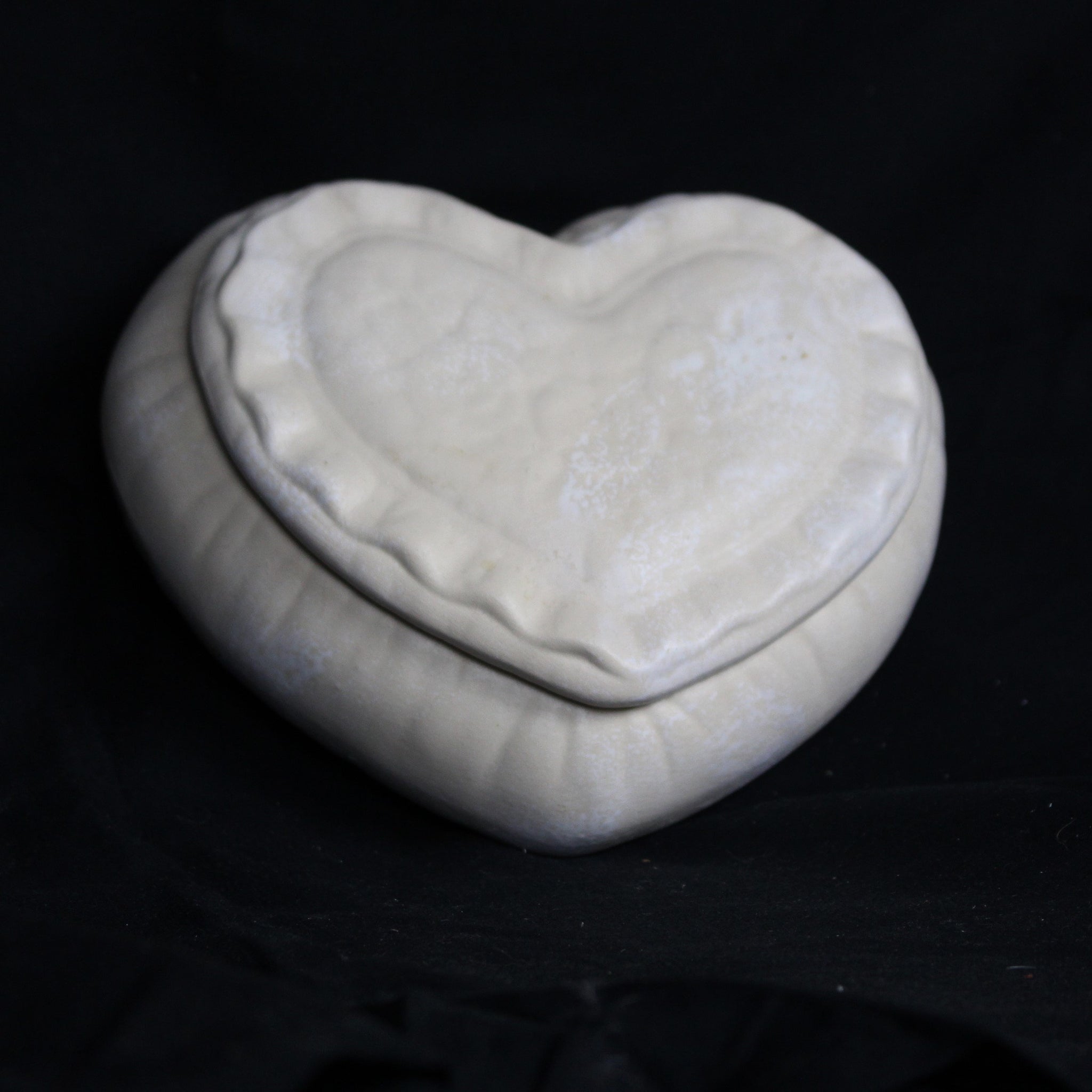 Vintage Heart Shaped Ceramic Container